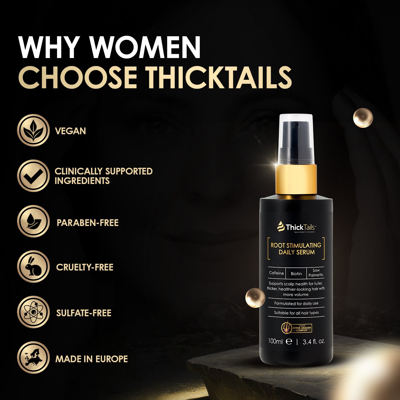 ThickTails Root Stimulating Leave-In Serum | 3.4fl.oz