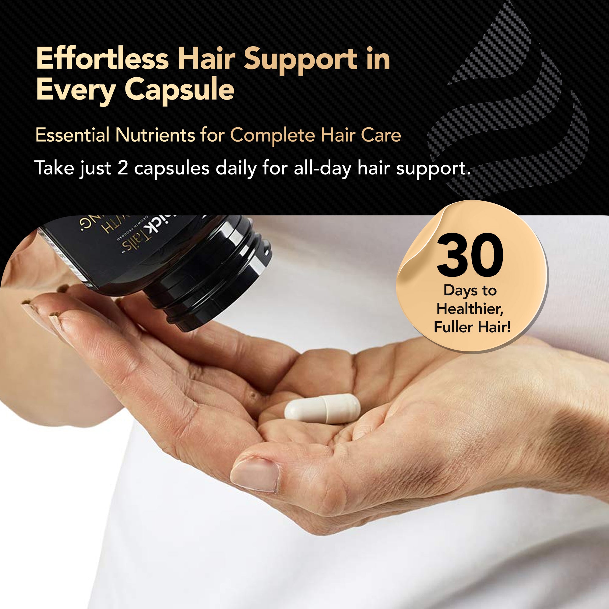 Hair Growth Vitamins - New & Improved