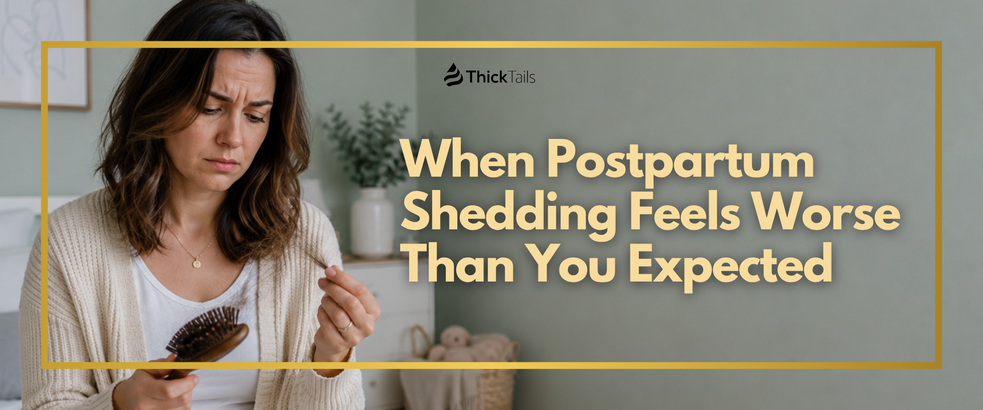 When Postpartum Shedding Feels Worse Than You Expected