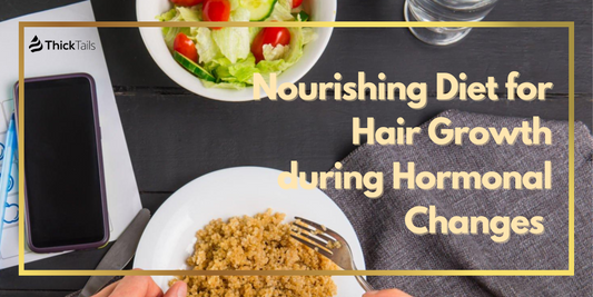 Balanced diet for hair growth	