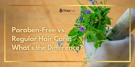 comparison of paraben-free vs. regular hair care	