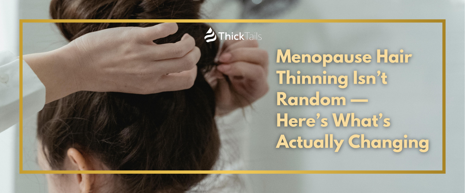 Menopause Hair Thinning Isn’t Random — Here’s What’s Actually Changing