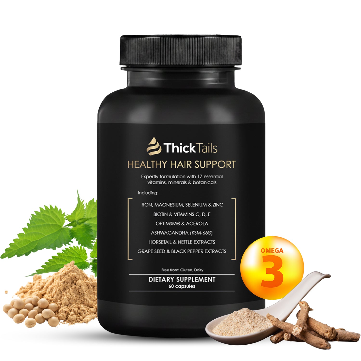 Hair Growth Vitamins - New &amp; Improved