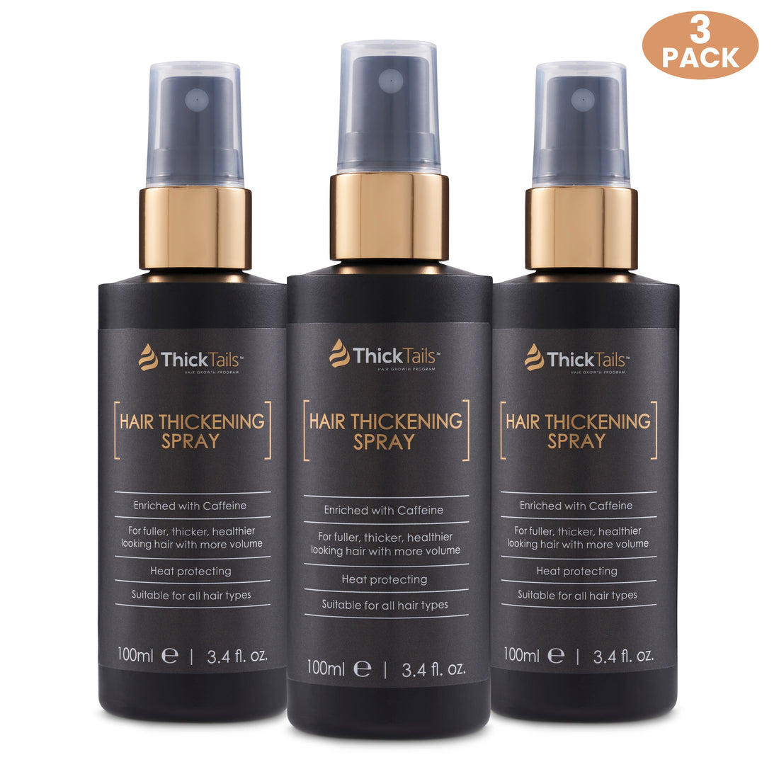 ThickTails Instant Hair Thickening Spray | Buy 2, Get 1 FREE