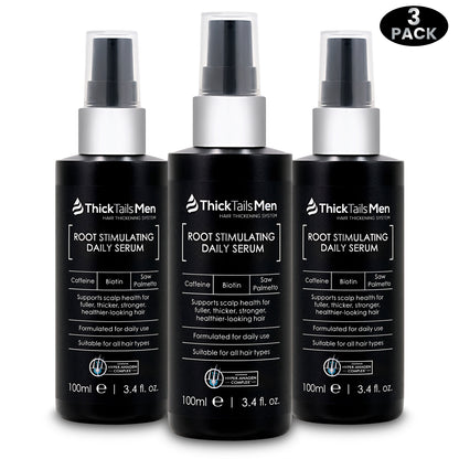 ThickTails Men’s Root Stimulating Leave-In Serum | 3 Pack (Buy 2, Get 1 Free)