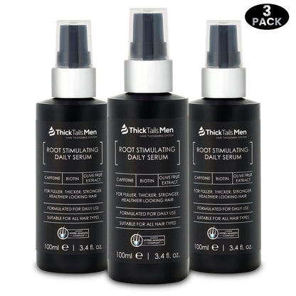 ThickTails Men’s Root Stimulating Leave-In Serum | 3 Pack (Buy 2, Get 1 Free)