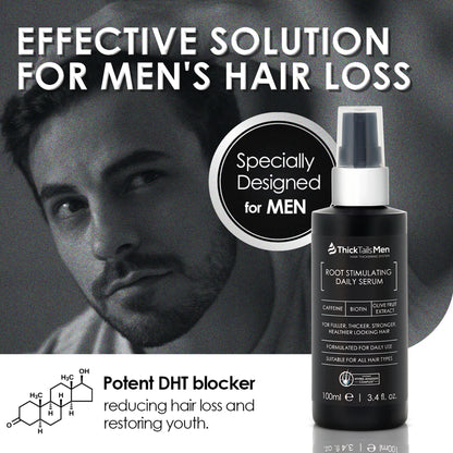 ThickTails Men’s Root Stimulating Leave-In Serum | 3 Pack (Buy 2, Get 1 Free)