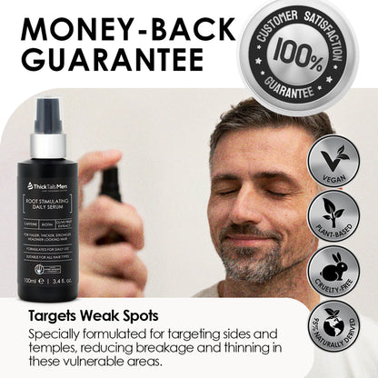 ThickTails Men’s Root Stimulating Leave-In Serum | 3 Pack (Buy 2, Get 1 Free)
