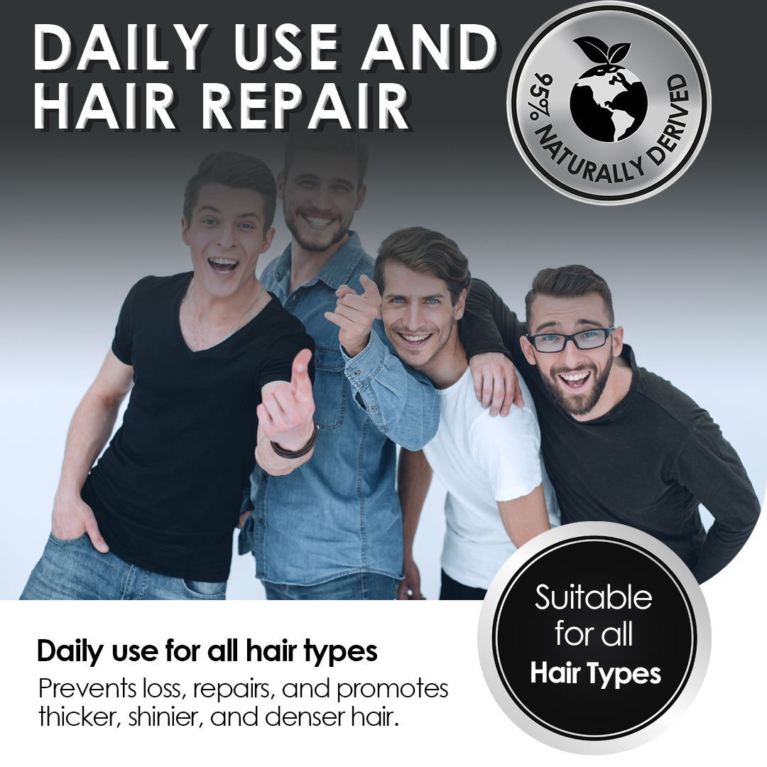 ThickTails Men’s Hair Revitalisation Bundle | 3 Pack for Hair Growth &amp; Scalp Health