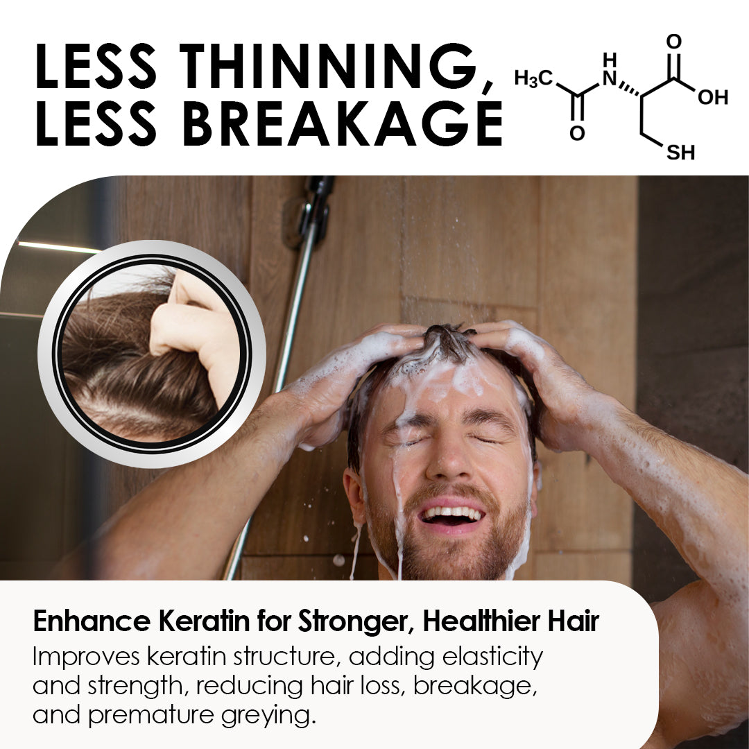ThickTails Men’s Hair Revitalisation Bundle | 3 Pack for Hair Growth &amp; Scalp Health