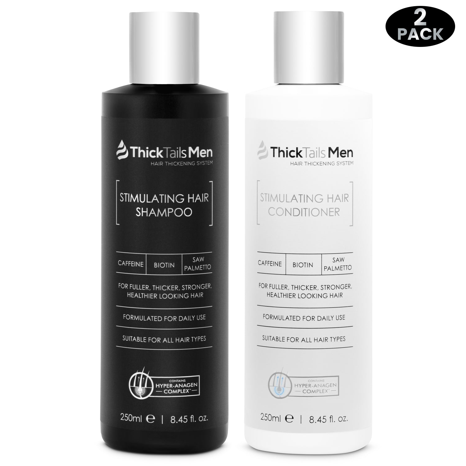 ThickTails Men’s Stimulating Hair Growth Shampoo &amp; Conditioner | Dual Pack