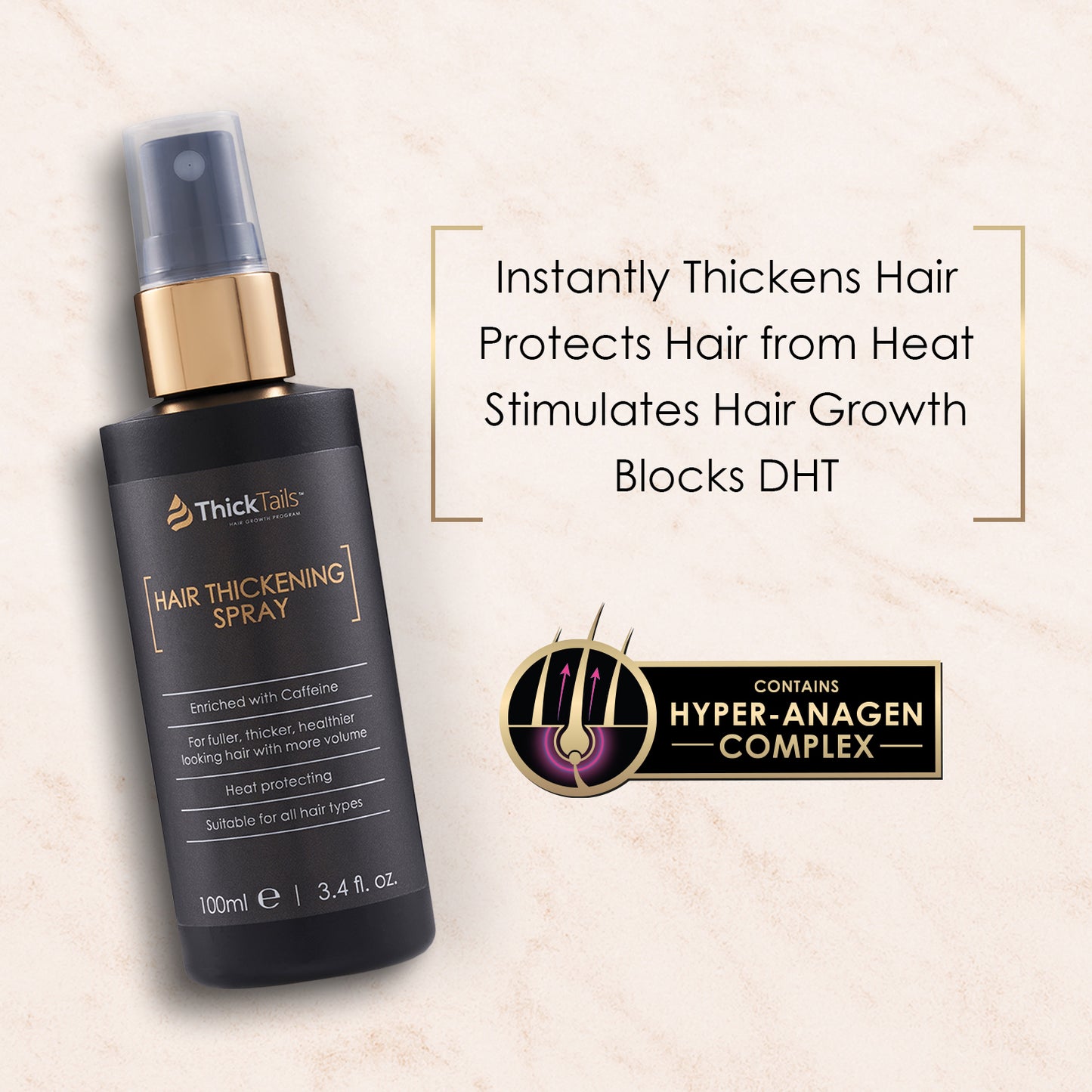 ThickTails Vegan Exfoliating Scalp Scrub & Vegan Thickening Spray | 2-Pack