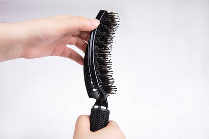 Vented Boar Bristle Professional Hair Brush by ThickTails