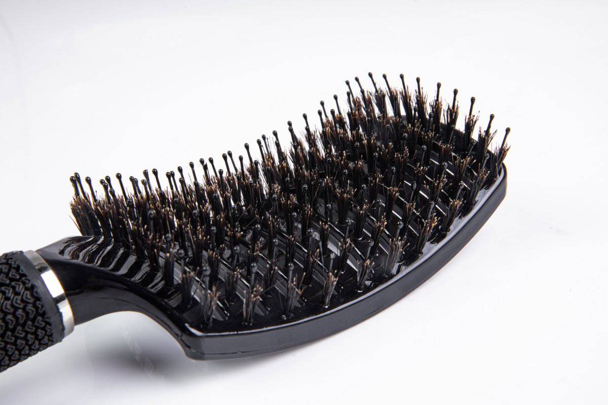 Vented Boar Bristle Professional Hair Brush by ThickTails