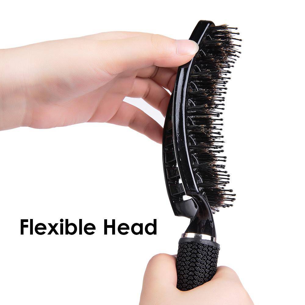 Vented Boar Bristle Professional Hair Brush by ThickTails